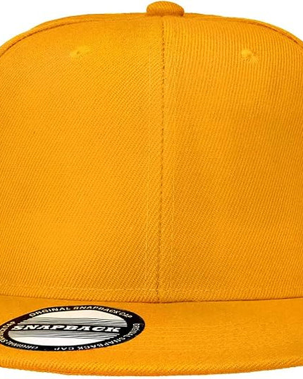 Classic Snapback Hat Cap Hip Hop Style Flat Bill Blank Solid Color Adjustable Size