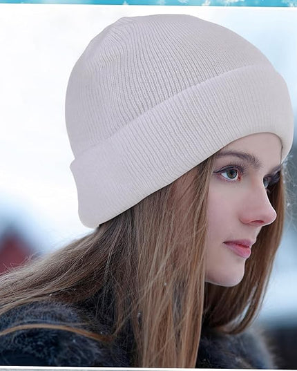 Yahenda 48 Pack Knit Beanies Hats Winter Beanie Hats Warm Knitted Cuffed Skull Cozy Cap for Men Women Unisex