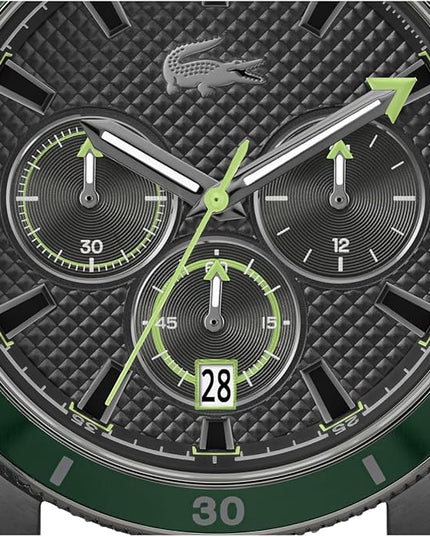 Lacoste Mainsail Men's Chronograph Watch - Stainless Steel - Water Resistant up to 5ATM/50 Meters - Contemporary, Sporty - Premium Fashion Timepiece - Gift for Him - 43mm