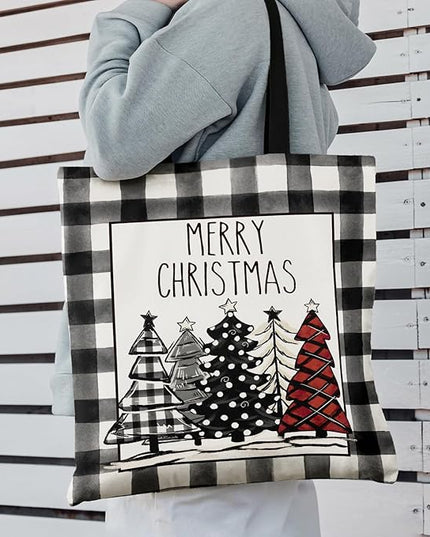 Horaldaily Canvas Tote Bag,Reusable Shoulder Tote Bag for Women Lady Casual Vacation, Shopping, Work, Gym