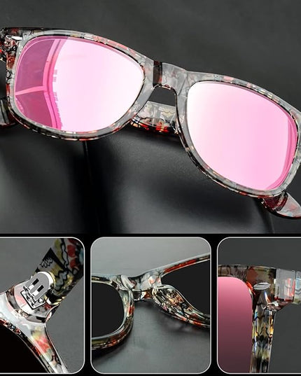 Joopin Square Sunglasses Polarized UV Protection Trendy Designer Sun Glasses Men Women