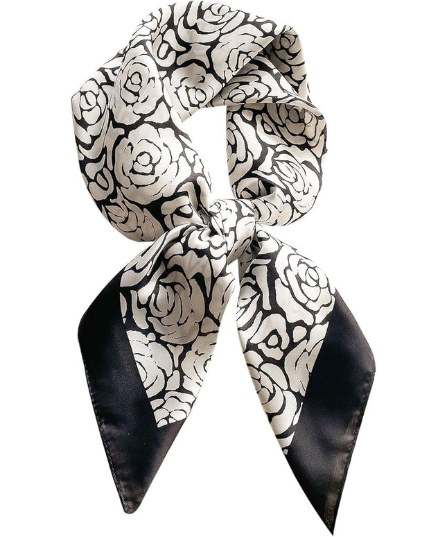 Satin Bandanas Head Scarf For Women Hair Scarves Accessories Lightweight Fashion Wrap Neck Silk Sleeping Headscarf