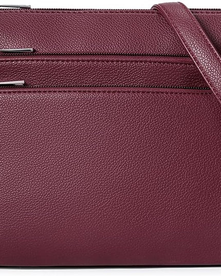 WESTBRONCO Crossbody Bags for Women, Medium Size Shoulder Handbags, Satchel Purse with Multi Zipper Pocket