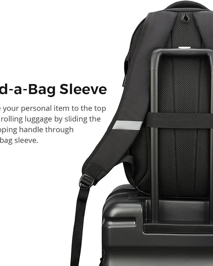 Swissdigital Laptop Backpack with USB Charging Port, Travel Backpack Fits 15.6 inches Computer, 31L Backpack for Men, Flame Red | SD803-97