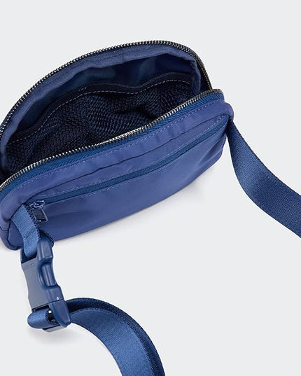 Pander Cross Body Fanny Pack for Women, Fashion Waist Packs, Crossbody Bags, Belt Bag with Adjustable Strap (Blue Perennial).