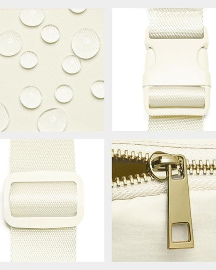 Gitus Gifts for 8 9 10 11 12 Year Old Girls Belt Bag Fanny Pack Crossbody Bags with Initial Letter Patch Cute Stuff Birthday Gifts for Teen Girls Women Personalized Trend Stuff (Ivory-R)