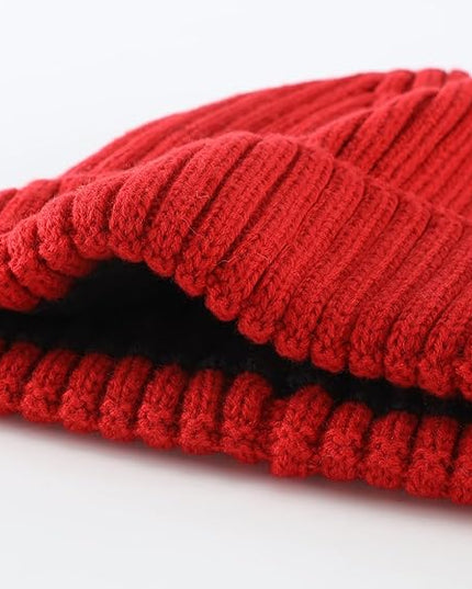 Connectyle Fleece Lined Cuffed Beanie Hat for Men Women Knitted Winter Wool Beanies Skull Cap Warm Watch Hat