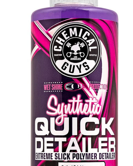 Chemical Guys Synthetic Quick Detailer – High Gloss Quick Detailer Spray, Safe for Cars, Trucks, SUVs, Motorcycles and RVs, Remove Dust, Fingerprints & Smudges, Enhances Shine & Protection, 16 fl oz