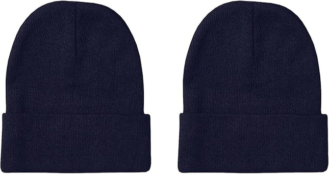 Unisex Winter Beanie – Warm Knit Hat for Men & Women, Soft Stretchy Cold Weather Cap for Outdoor, Running & Hiking