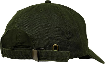 Glory Max 100% Cotton Baseball Cap Classic Plain Low Profile Golf Dad Hat Buckle Adjustable