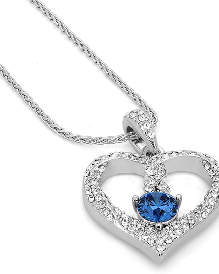 TRYNDI Birthstone Necklace for Women - Infinity 12 Months Birthstone Necklace, Christmas Gifts for Wife, Daughter, Girlfriend, Mom - Mother’s Day, Valentine’s, Anniversary, Birthday Gift for Her