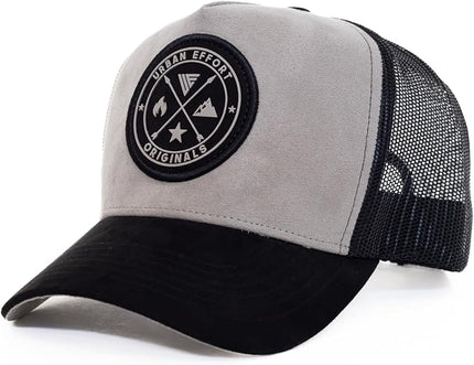 Urban Effort Mesh Back Cap - for Men and Women Baseball Hat 5-Panel Trucker Hat - Great Snapback Closure for Hunting & Hiking
