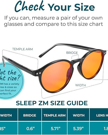 100% Blue Light Blocking Glasses - Women + Men - Better Sleep - Anti Eye Strain Protection - Computer Screens Gaming