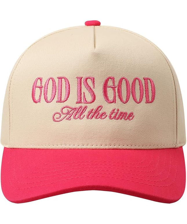 MIRMARU Two-Tone Vintage Canvas Trucker Hats for Men & Women, Adjustable Size Baseball Caps with Trendy Embroidered Design