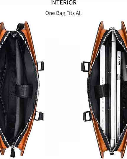 FSD.WG]Business Bag Leather Briefcase Shoulder Laptop Business Bag for Men