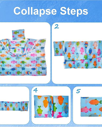 Extra Large 50lbs Foldable Reusable Shopping Bags kitchen reusable grocery bags Washable Polyester Bags in Pocket