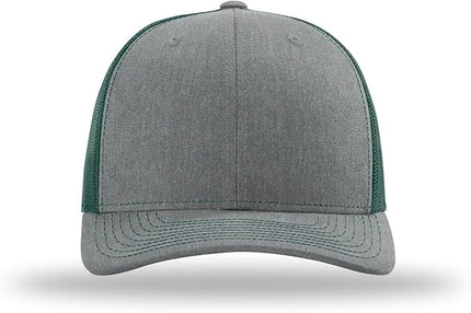 Richardson 112 Trucker Hat - Premium Adjustable Snapback Hat - Structured Six Panel Richardson Blank Caps
