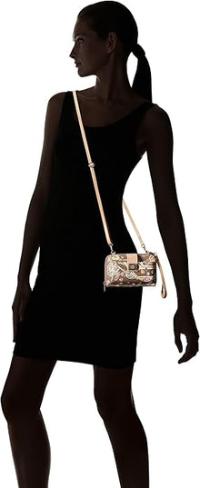 Sakroots Artist Circle Smartphone Crossbody in Coated Canvas, Detachable Wristlet Strap