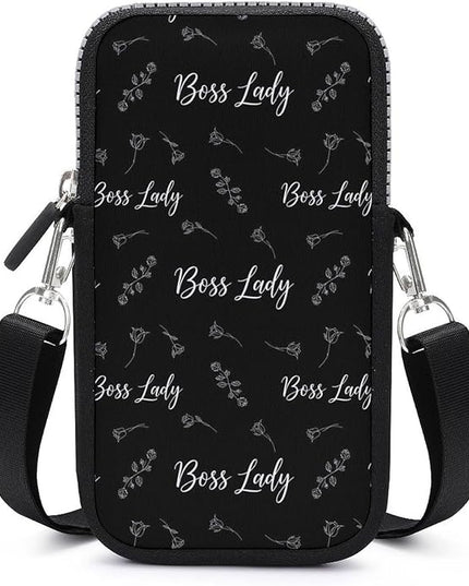 Unisex Small Crossbody Bags, Women Men Portable Adjustable Crossbody Phone Wallet Pouch