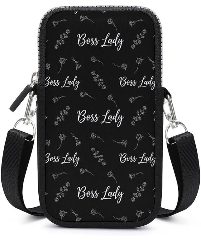 Unisex Small Crossbody Bags, Women Men Portable Adjustable Crossbody Phone Wallet Pouch