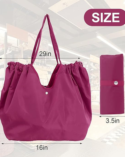 Reusable Grocery Bags,Reusable Shopping Bags,Folding Bags Totes,Stretchable and shrinkable shopping bag for Groceries