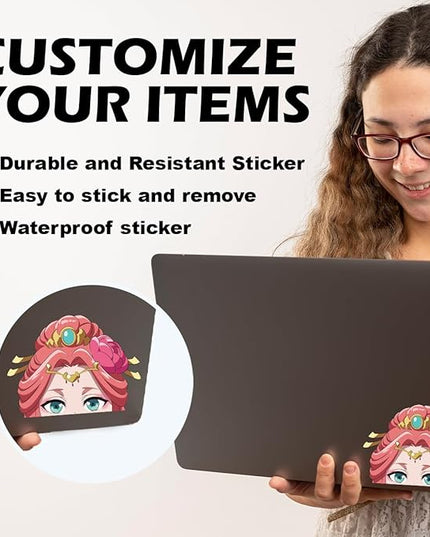 The Court Herbalist Diaries MaoMao Jinshi Anime Manga Decal Stickers for Cars Laptop Skateboard Wall Decor UV Resistant (Gyokuyō)