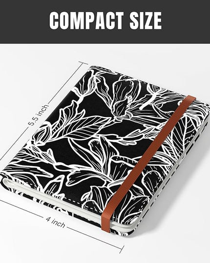 Rimilak Passport Holder, RFID Blocking Passport Cover Wallet Travel Essentials, Leather Travel Documents Organizer Protector for Women and Men, White Leaves