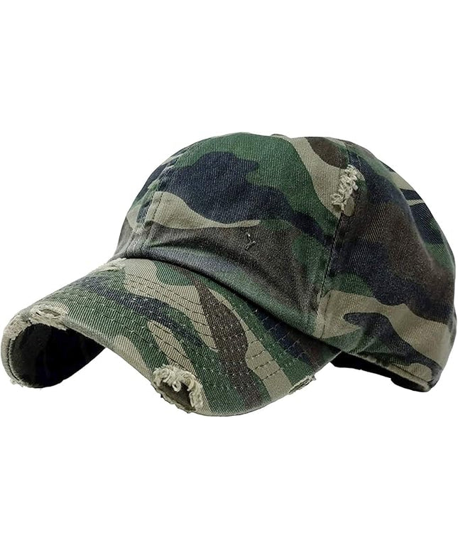 Funky Junque Distressed Baseball Cap