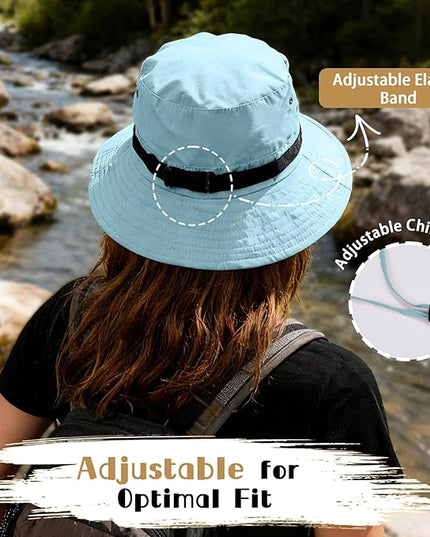 Cooling Sun Bucket Hat for Men Women Fishing Beach Safari Hats for Golf Hiking Hunting Outdoor UPF 50+