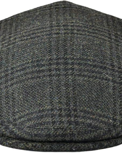 FEINION Men's Wool Tweed Newsboy Ivy Cap Gatsby Golf Flat Hat