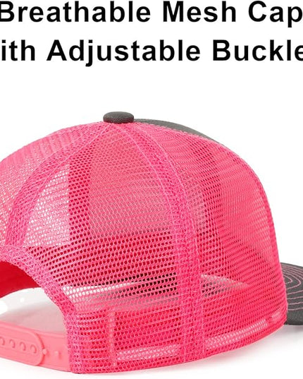 kozinu Unisex Trucker Hats Blank Mesh Snapback Hats Sport Plain Baseball Caps Adjustable Fitted Hat