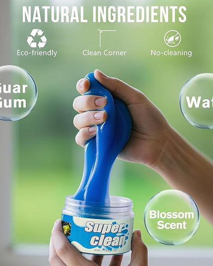 Car Cleaning Gel Car Clean Detailing Putty, Universal Car Interior Cleaner Slime, Car Putty Auto Detailing Tools Accessories, Dust Remover Perfect Cleaning Kit Supplies, Gifts for Men Women-5.6oz