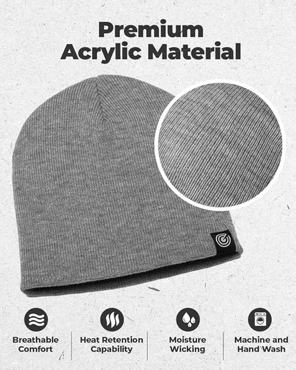 Original Beanie Cap - Soft Knit Beanie Hat - Warm and Durable