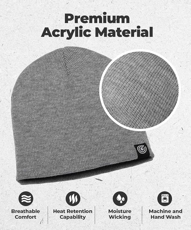 Original Beanie Cap - Soft Knit Beanie Hat - Warm and Durable