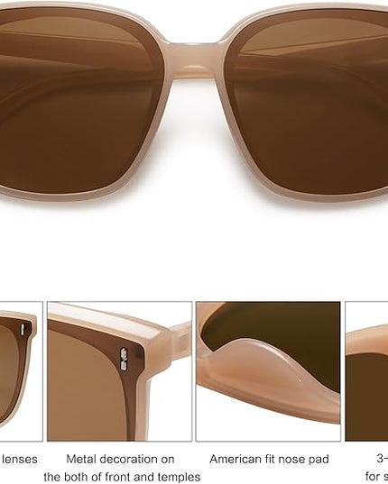 SOJOS Sunglasses for Women Men Vintage Style Shades SJ2157