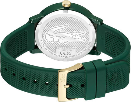Lacoste. 12.12 Men's Quartz Watch - 3 Hand Analog - Silicone Strap - Sporty Timepiece - Gift for Him - 42mm
