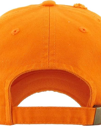 KBETHOS Vintage Washed Distressed Cotton Dad Hat Baseball Cap Adjustable Polo Trucker Unisex Style Headwear