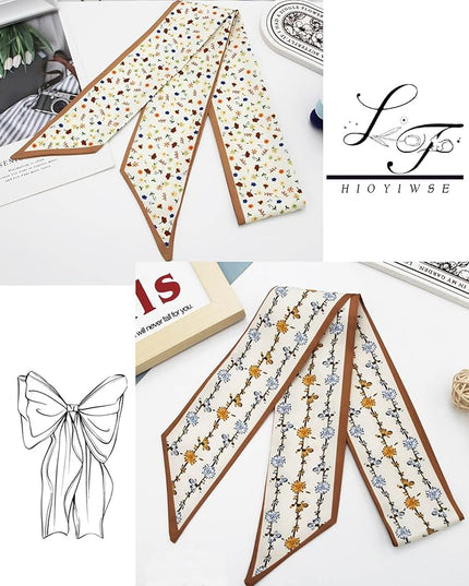 Purse Scarf Handbags For Women Skinny Hair Neck Accessories Scarves With Bag Scarfs Handle Fashion Lightweight