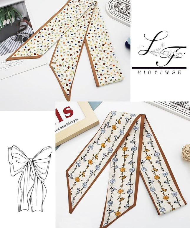Purse Scarf Handbags For Women Skinny Hair Neck Accessories Scarves With Bag Scarfs Handle Fashion Lightweight