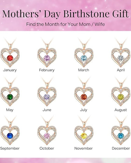 18K Rose Gold Necklaces for Women Birthday Gifts for Women Jewelry for Women Birthday Gifts for Wife Girlfriend Daughter Wife Birthday Gifts for Anniversary Mothers Day Christmas Valentines Gifts