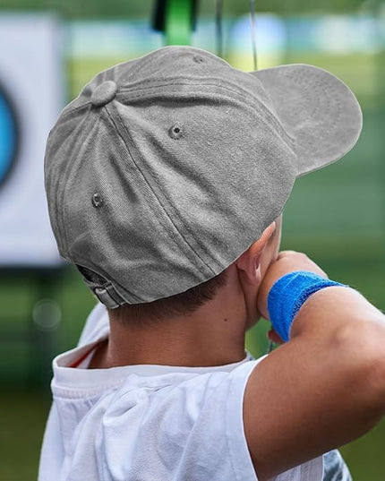 4 Pieces Toddler Baseball Hat Kid Baseball Cap Washed Cotton Adjustable Caps Hats for Boys Girls