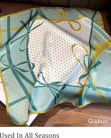 Satin Bandana Headscarf for Women Silky Hair Scarves for Fashion Lightweight