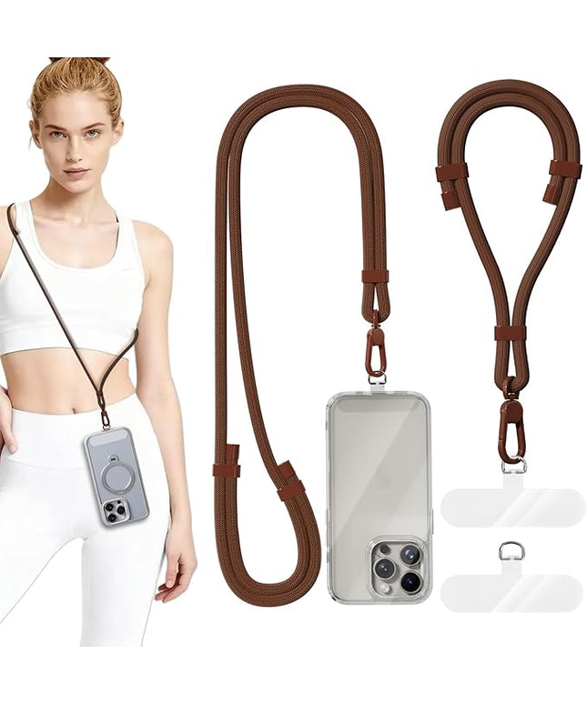 4 Pack Phone Lanyard & Wrist Strap, Cell Phone Lanyard for Around The Neck Adjustable Phone Strap for Most Smartphones