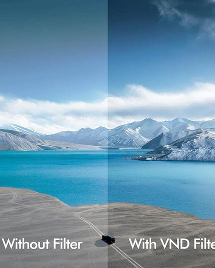 Magnetic Variable ND2-ND32 ND Lens Filter (VND 1-5 Stops) for for iPhone 17 Pro/Pro Max - Neutral Density Effect Filter (Requires GiAi Magnetic Case - Sold Separately)