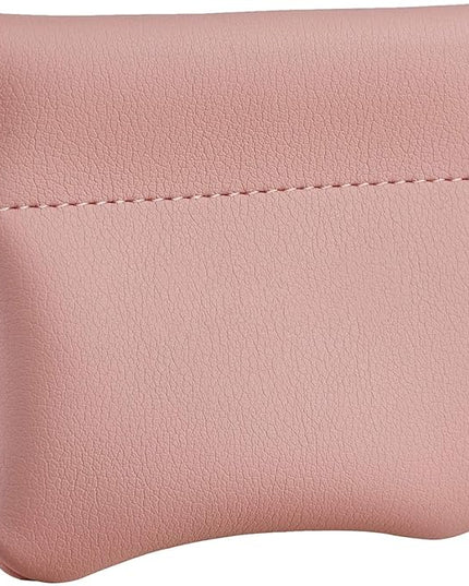 ZYLOXAR Squeeze Coin Purse Genuine Leather Wallet Compact Change Holder Travel Pouch for Women Gift Box (Pink)