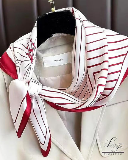 Satin Bandanas Head Scarf For Women Hair Scarves Accessories Lightweight Fashion Wrap Neck Silk Sleeping Headscarf