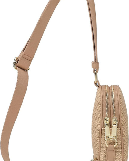 INICAT Faux Straw Crossbody Bags Beach Gifts Valentines Day Her Cruise Ship Essentials Women Summer Small Sling Purses