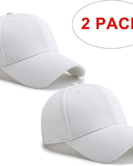 PFFY 2 Packs Baseball Cap Golf Dad Hat for Men and Women