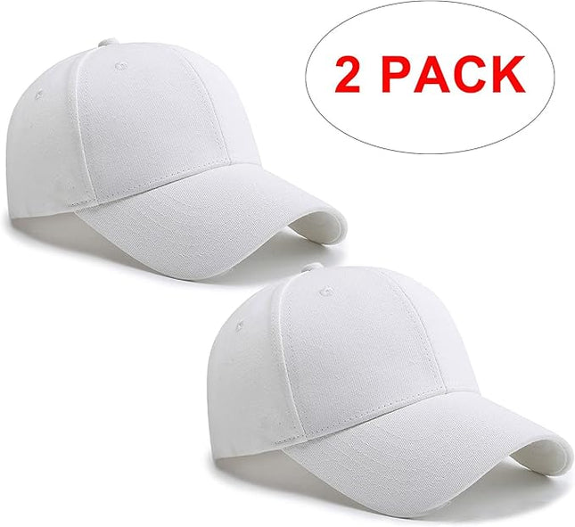 PFFY 2 Packs Baseball Cap Golf Dad Hat for Men and Women