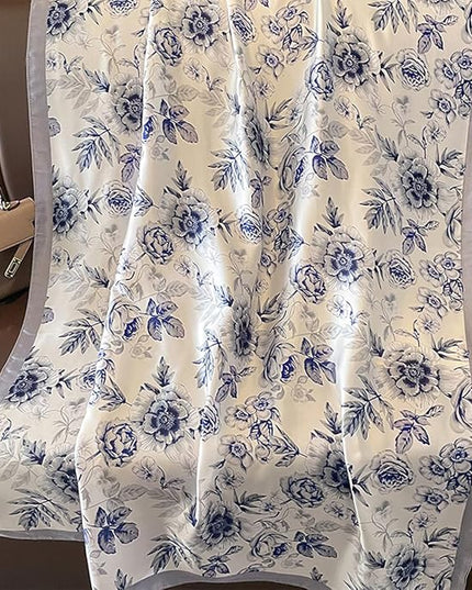 Fashion Scarves Scarf 100% Silk Feeling Scarf Silk Like Scarves Long Lightweight Sunscreen Shawls for Women